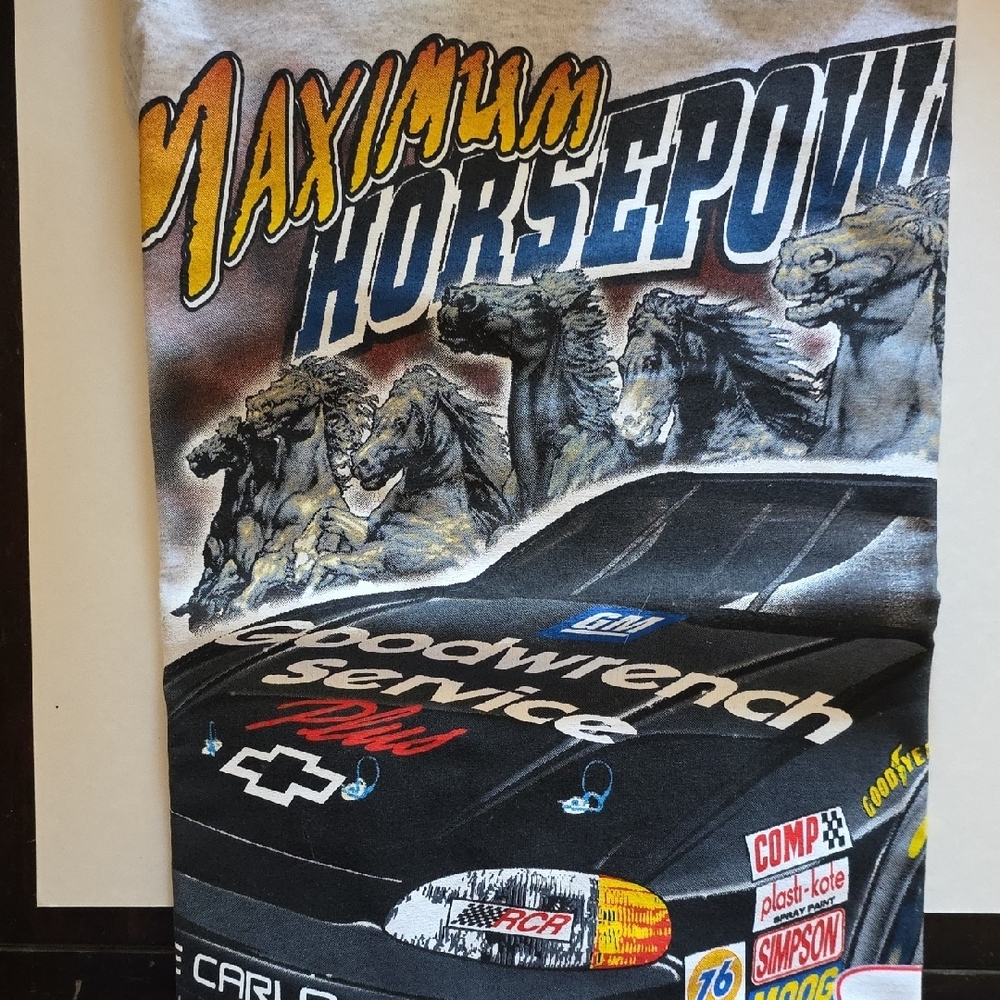 Chase Authentics Maximum Horsepower Tee - Black, Gray, Yellow